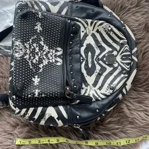 MCM  Visetos Zebra Studded Small Backpack with dustybag MCM | Bags | Mcm Visetos Zebra Studded Small Backpack With  main image 2